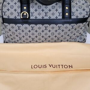 Louis Vuitton Josephine PM – Monogram Mini Lin – Navy – Made in France